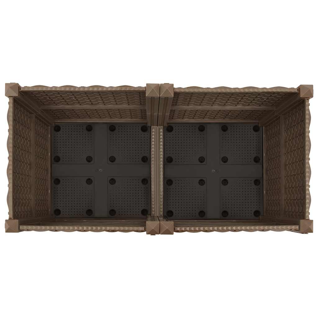Fioriera Rialzata 80x40x38 cm in Polipropilene
