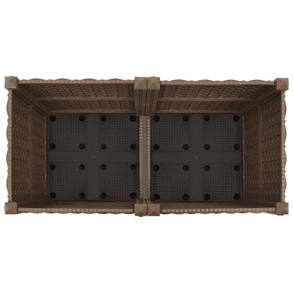 Fioriera Rialzata 80x40x38 cm in Polipropilene