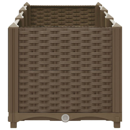 Fioriera Rialzata 120x40x38 cm in Polipropilene - homemem39