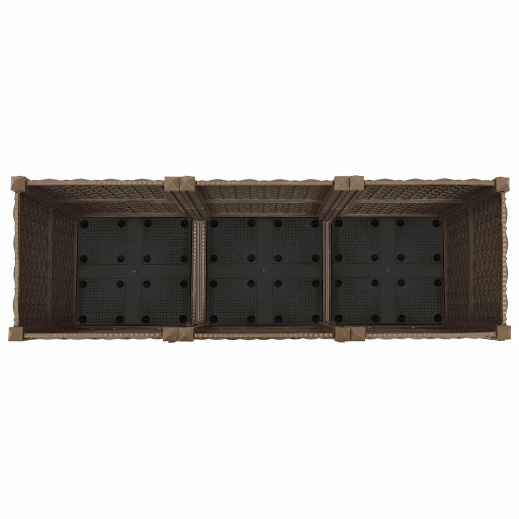 Letto rialzato 120x40x38 cm in polipropilene