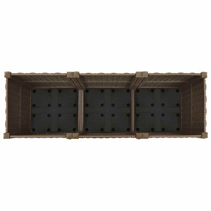 Letto rialzato 120x40x38 cm in polipropilene