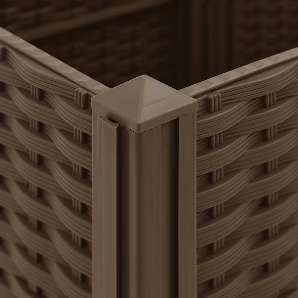 Fioriera Rialzata 120x40x38 cm in Polipropilene - homemem39