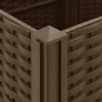 Fioriera Rialzata 120x40x38 cm in Polipropilene - homemem39