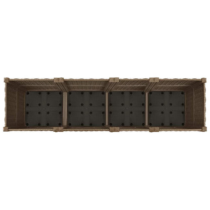 Letto rialzato 160x40x38 cm in polipropilene
