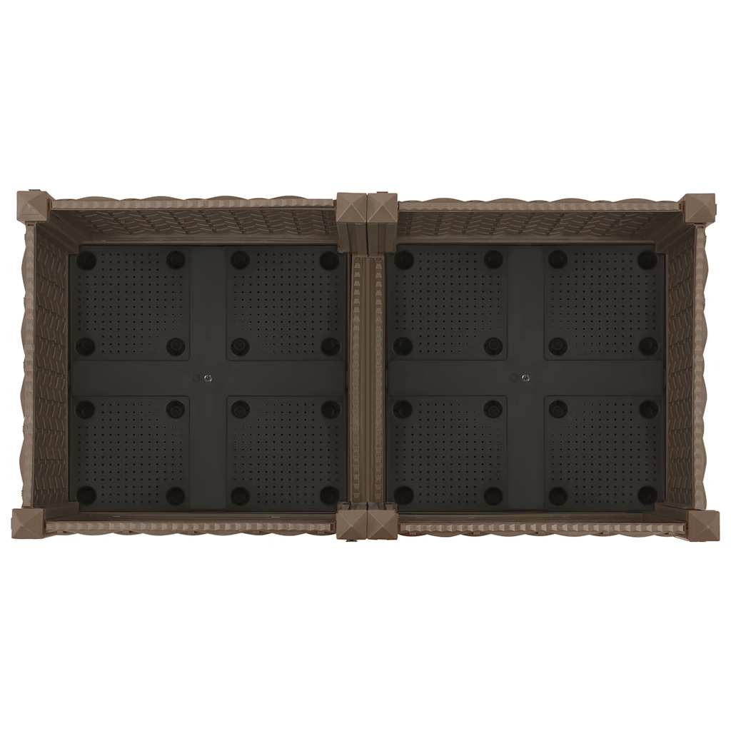 Fioriera Rialzata 80x40x71 cm in Polipropilene