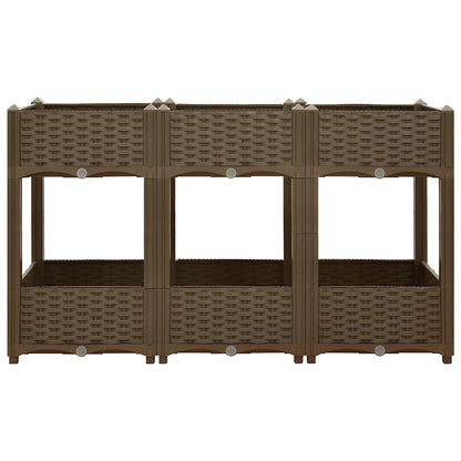 Fioriera Rialzata 120x40x71 cm in Polipropilene