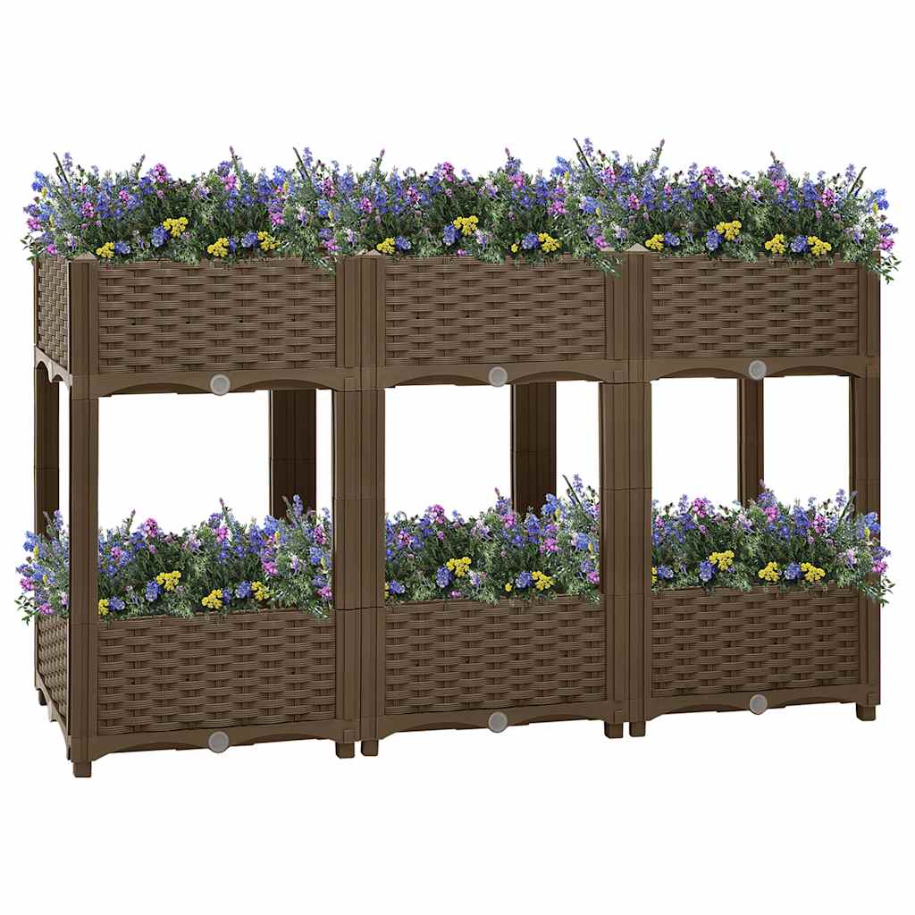 Fioriera Rialzata 120x40x71 cm in Polipropilene