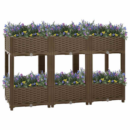 Fioriera Rialzata 120x40x71 cm in Polipropilene