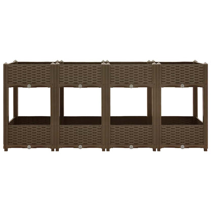 Fioriera Rialzata 160x40x71 cm in Polipropilene