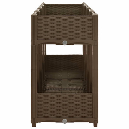 Fioriera Rialzata 160x40x71 cm in Polipropilene
