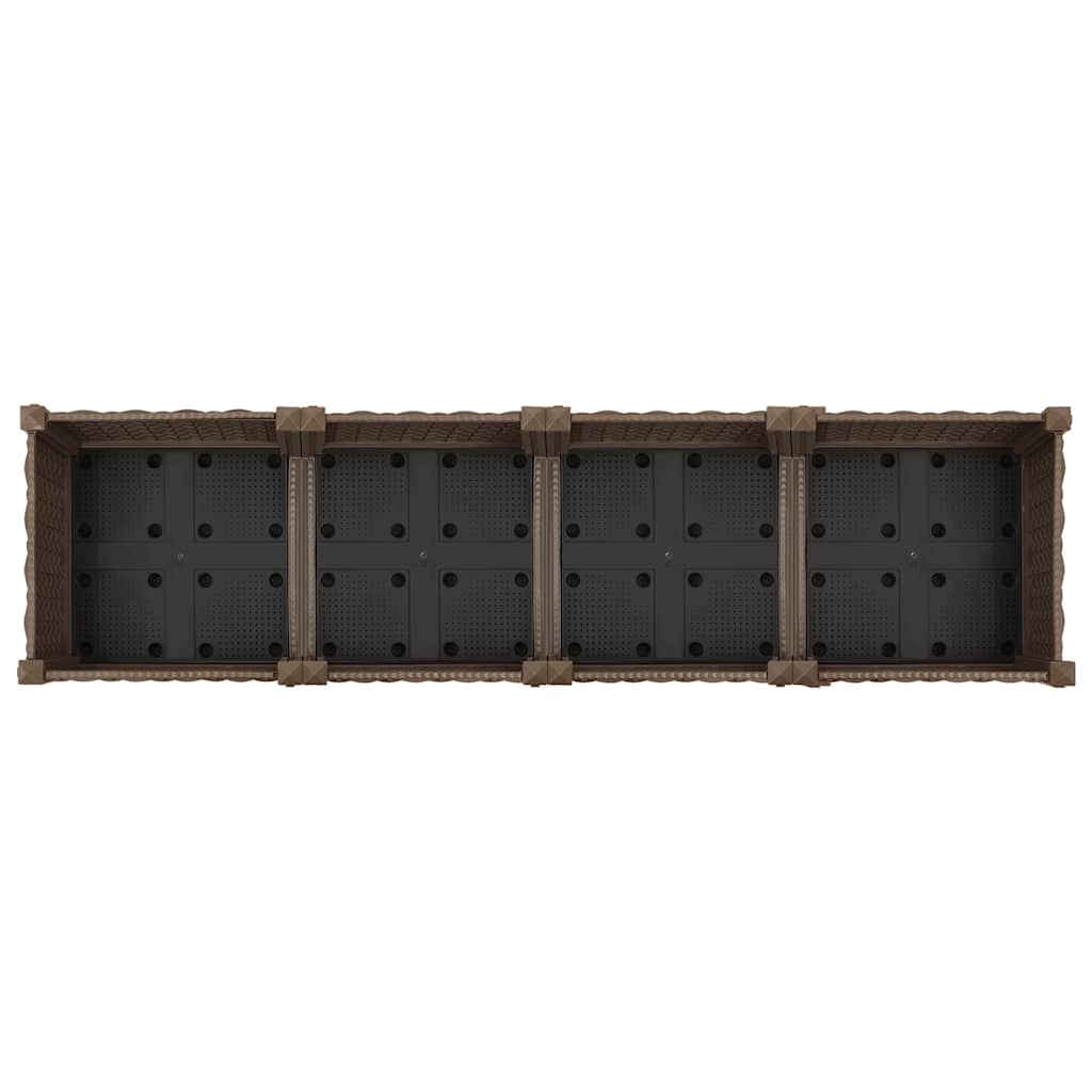 Fioriera Rialzata 160x40x71 cm in Polipropilene