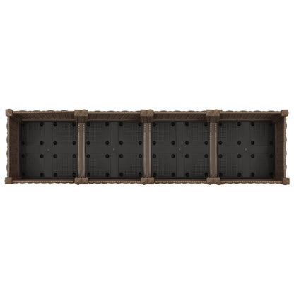 Fioriera Rialzata 160x40x71 cm in Polipropilene