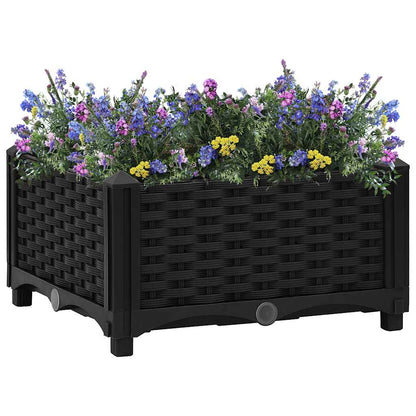 Fioriera Rialzata 40x40x23 cm in Polipropilene | homemem39
