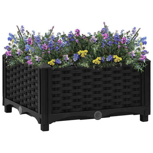 Fioriera Rialzata 40x40x23 cm in Polipropilene | homemem39