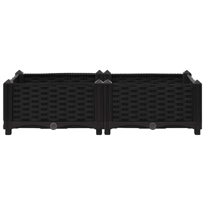 Fioriera Rialzata 80x40x23 cm in Polipropilene
