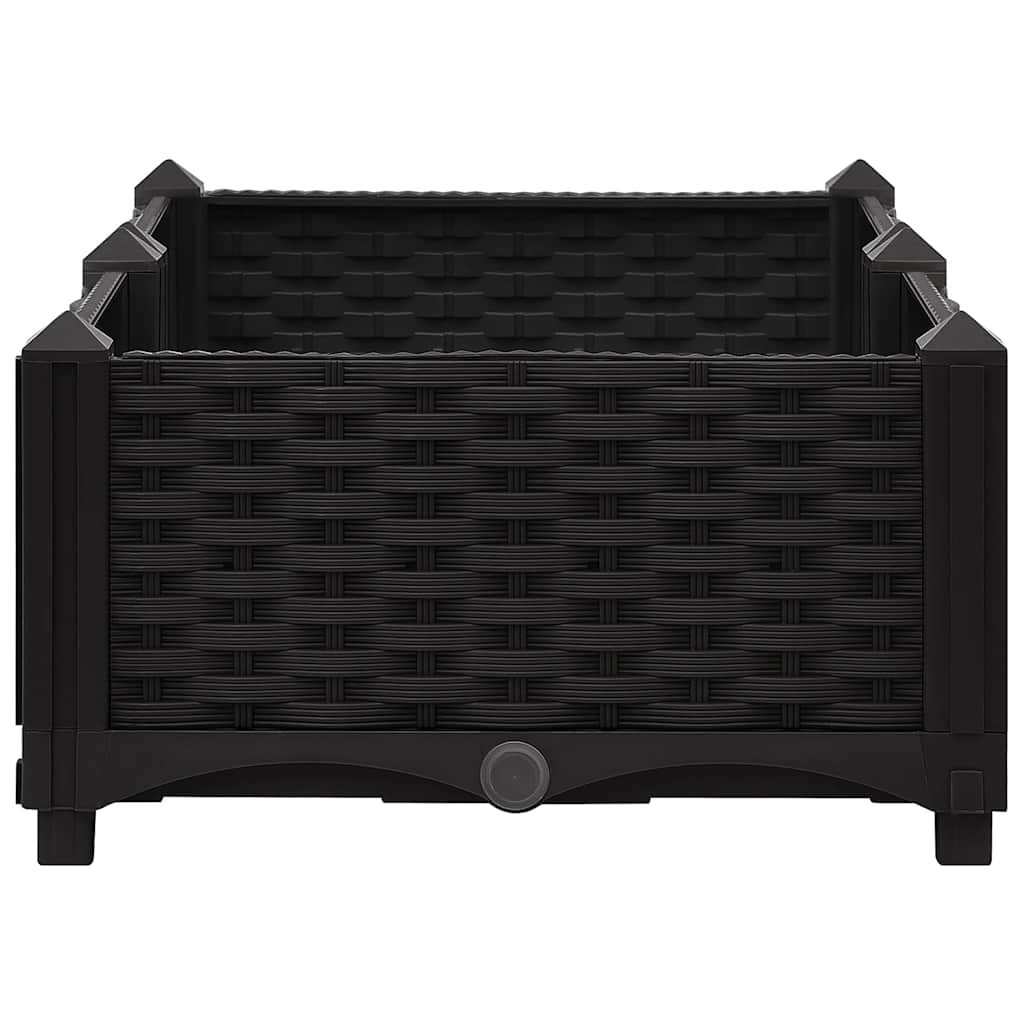 Fioriera Rialzata 80x40x23 cm in Polipropilene