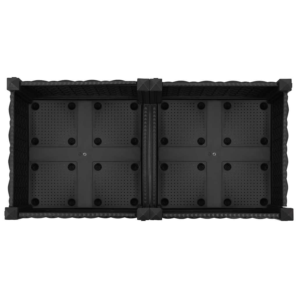 Fioriera Rialzata 80x40x23 cm in Polipropilene