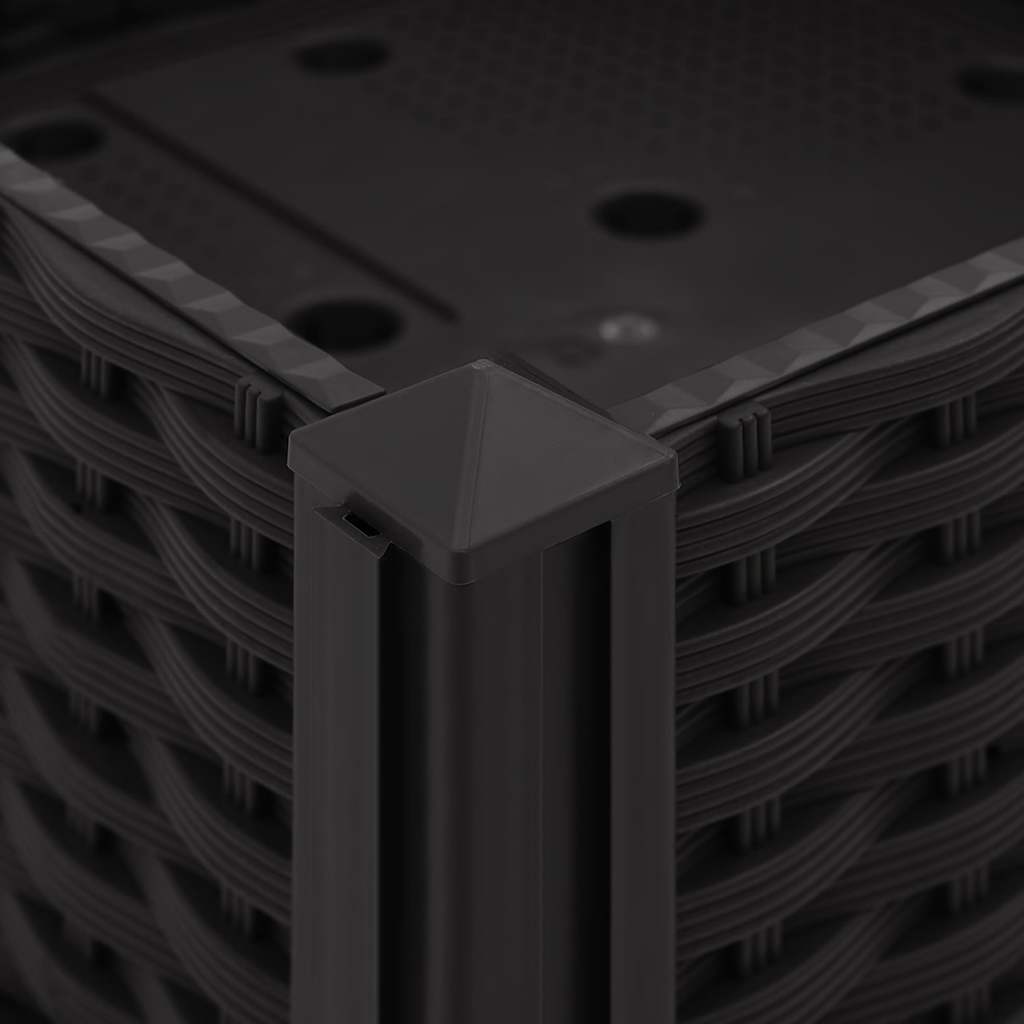 Fioriera Rialzata 80x40x23 cm in Polipropilene - homemem39