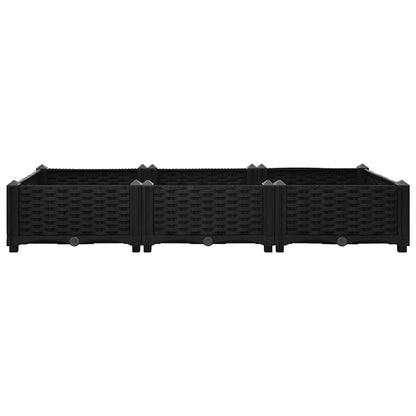 Fioriera Rialzata 120x40x23 cm in Polipropilene