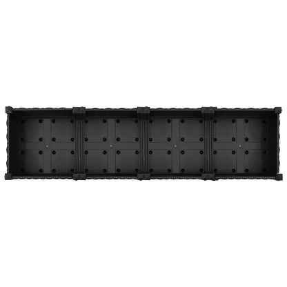 Fioriera Rialzata 160x40x23 cm in Polipropilene - homemem39