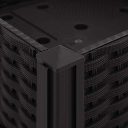 Fioriera Rialzata 160x40x23 cm in Polipropilene - homemem39