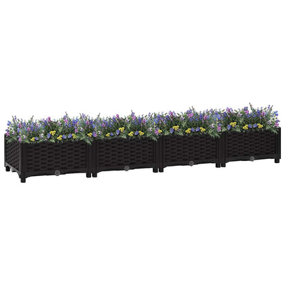 Fioriera Rialzata 160x40x23 cm in Polipropilene