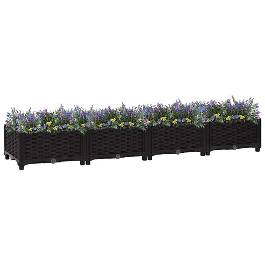 Fioriera Rialzata 160x40x23 cm in Polipropilene