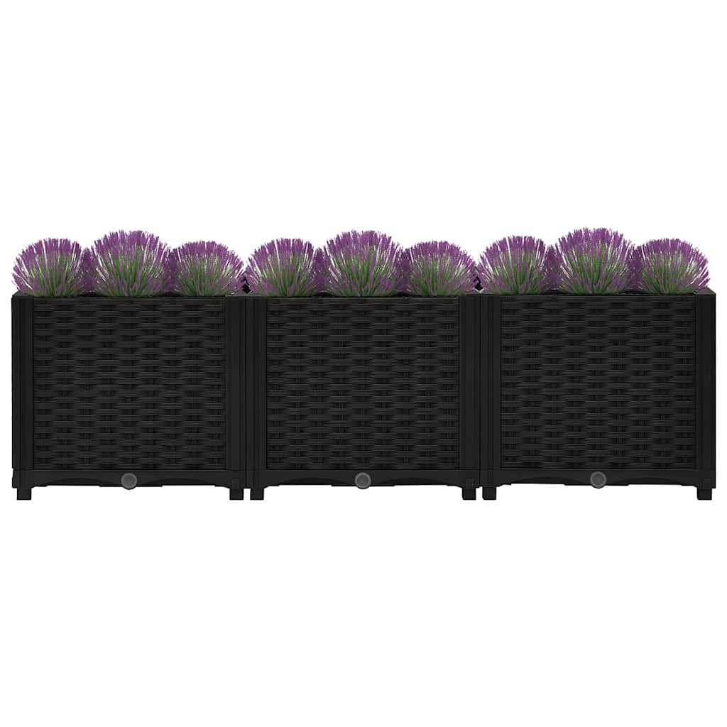 Fioriera Rialzata 120x40x38 cm in Polipropilene