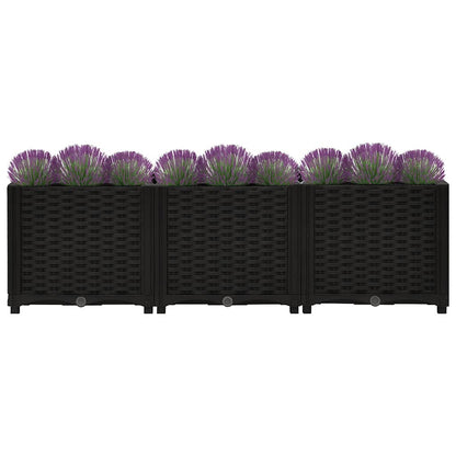 Fioriera Rialzata 120x40x38 cm in Polipropilene