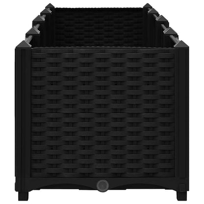 Fioriera Rialzata 160x40x38 cm in Polipropilene - homemem39