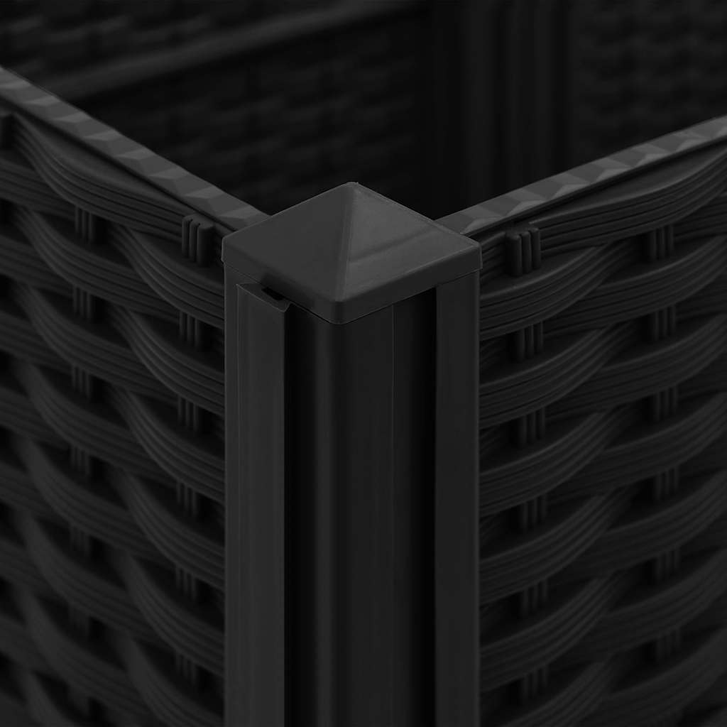 Fioriera Rialzata 160x40x38 cm in Polipropilene - homemem39