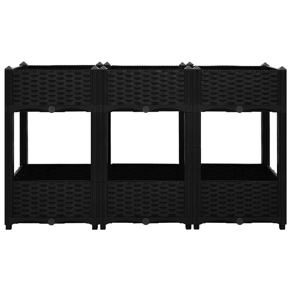 Fioriera Rialzata 120x40x71 cm in Polipropilene