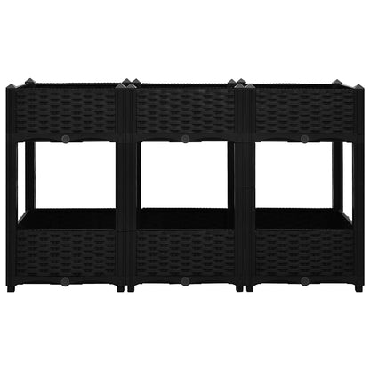 Fioriera Rialzata 120x40x71 cm in Polipropilene