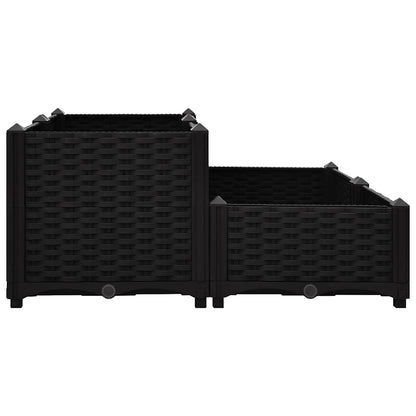 Fioriera Rialzata 80x80x38 cm in Polipropilene
