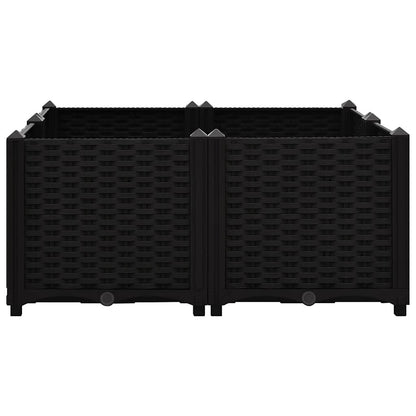 Fioriera Rialzata 80x80x38 cm in Polipropilene