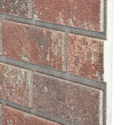 Pannelli da parete 10 pcs Marrone Scuro e Grigio 100 x 50 cm | homemem39