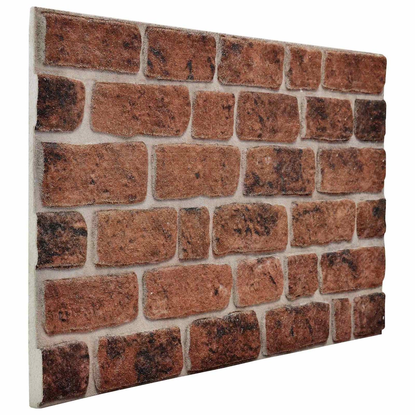 Pannelli da parete 10 pcs Mattone Marrone 100 x 50 cm | homemem39