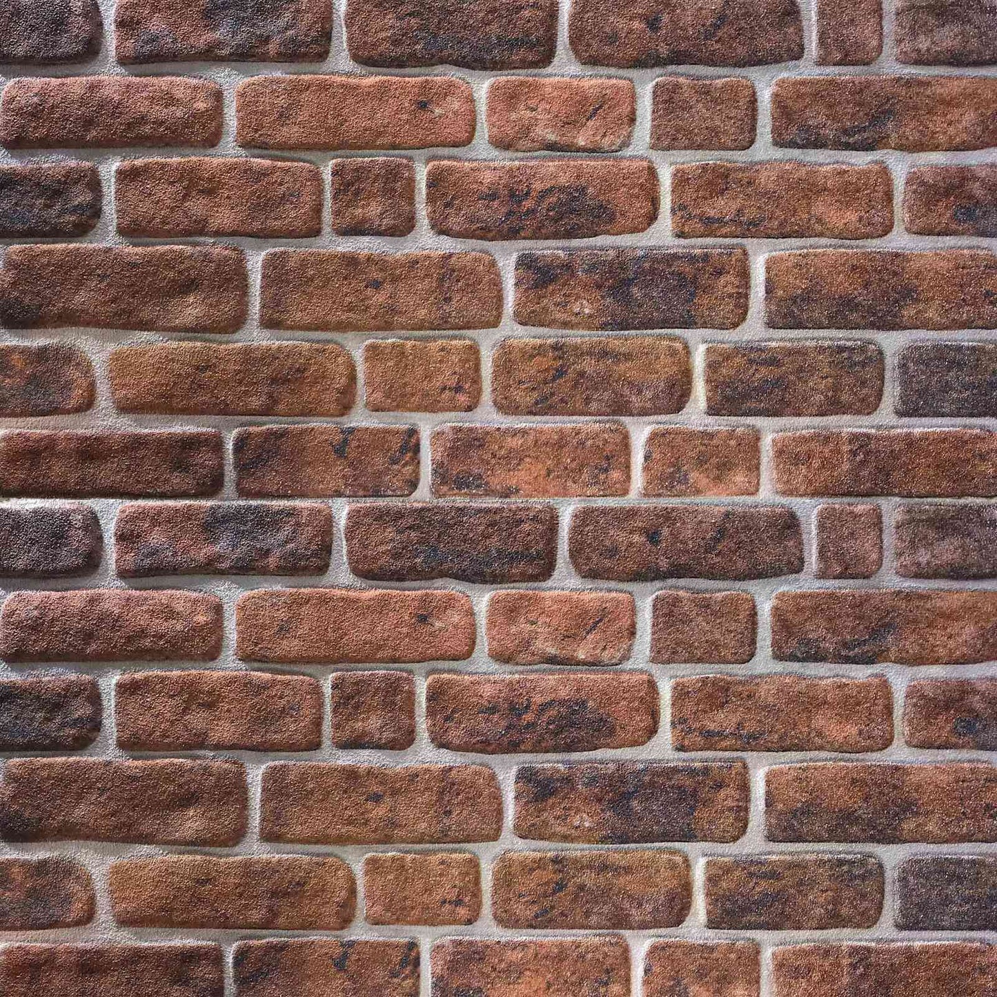 Pannelli da parete 10 pcs Mattone Marrone 100 x 50 cm | homemem39