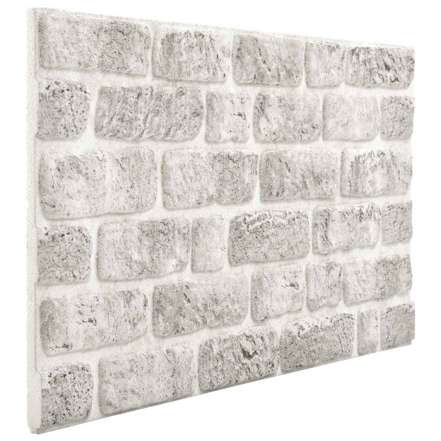 Pannelli da parete 10 pcs Grigio Chiaro 100 x 50 cm Schiuma EPS | homemem39