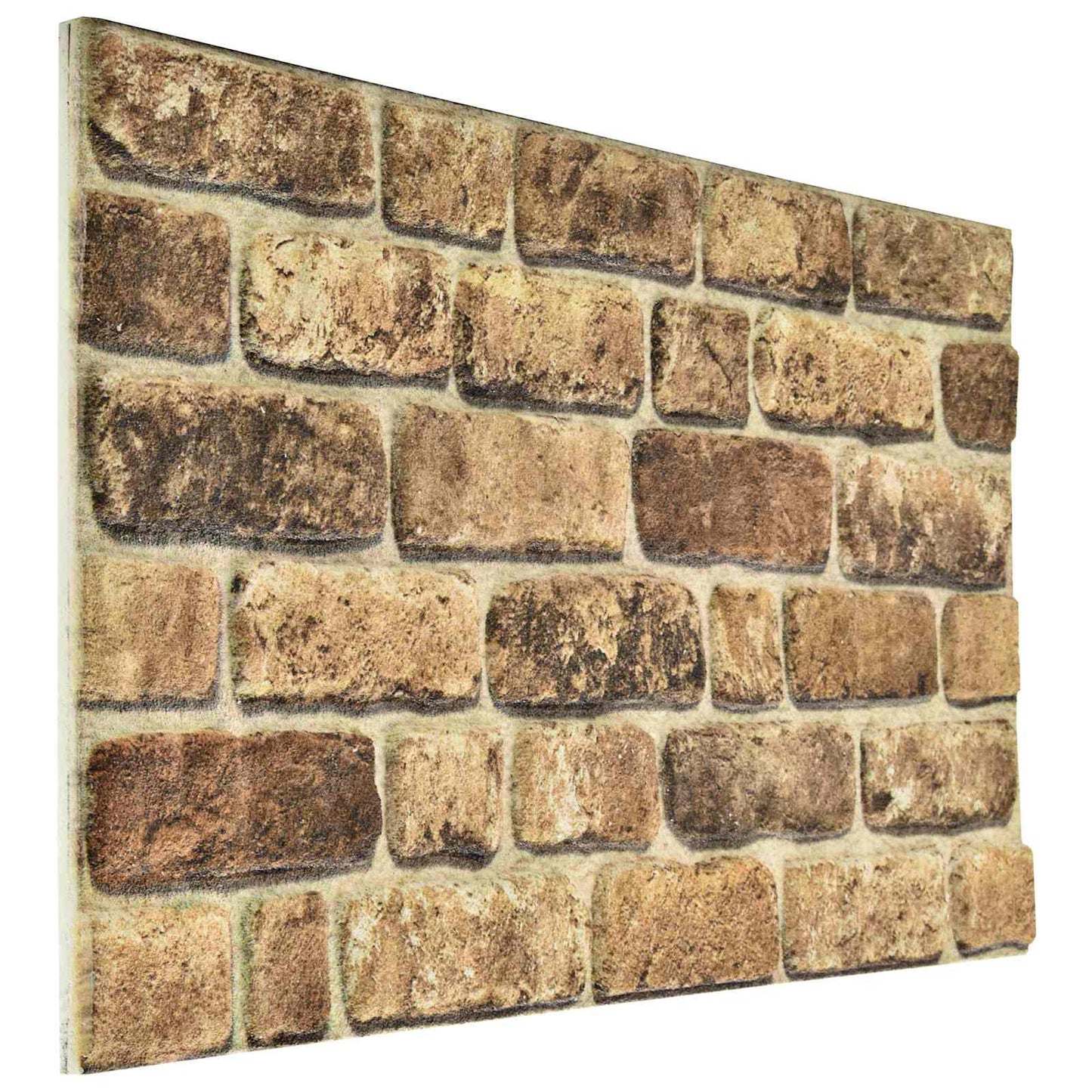 Pannelli da parete 10 pcs Sabbia Scura 100 x 50 cm Schiuma EPS