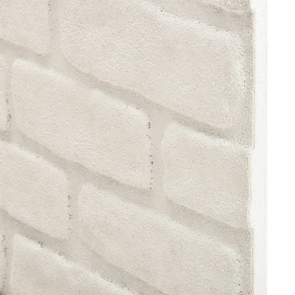 Pannelli da parete 10 pcs Bianco 100 x 50 cm Schiuma EPS | homemem39