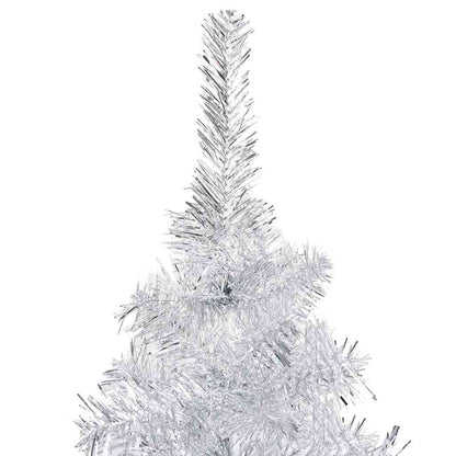 Albero di Natale Preilluminato con Palline Argento 120 cm PET | homemem39