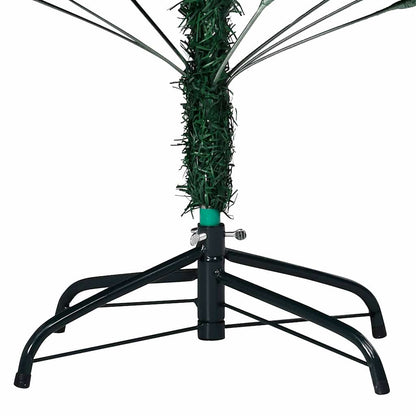 Albero di Natale Preilluminato con Palline Verde 180 cm PVC | homemem39