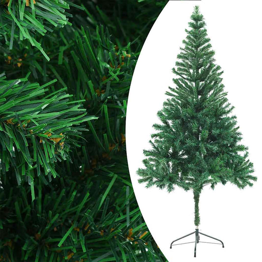 Albero di Natale Preilluminato Palline Bianco 180 cm 564 Rami | homemem39
