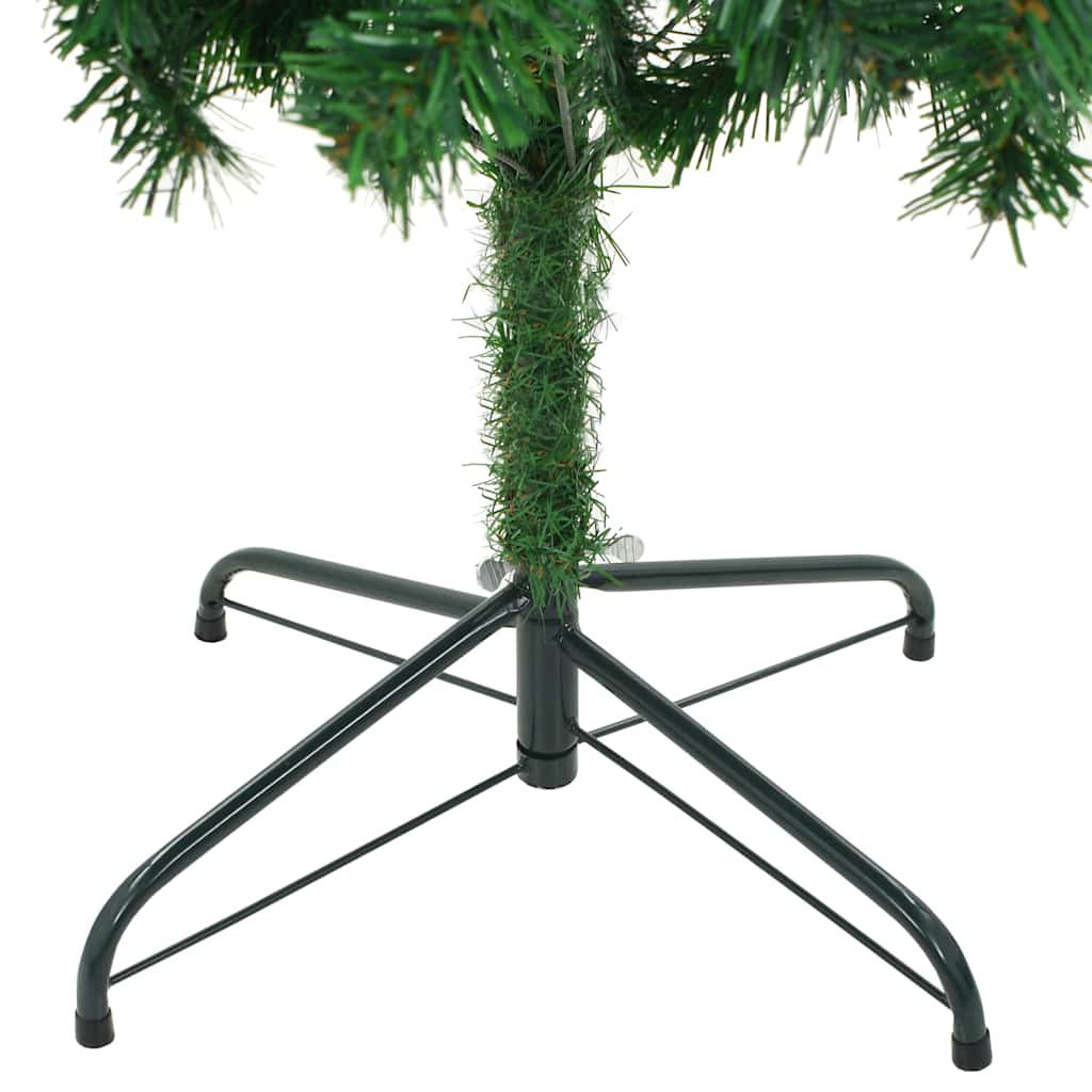 Albero di Natale Preilluminato Palline Bianco 210 cm 910 Rami | homemem39