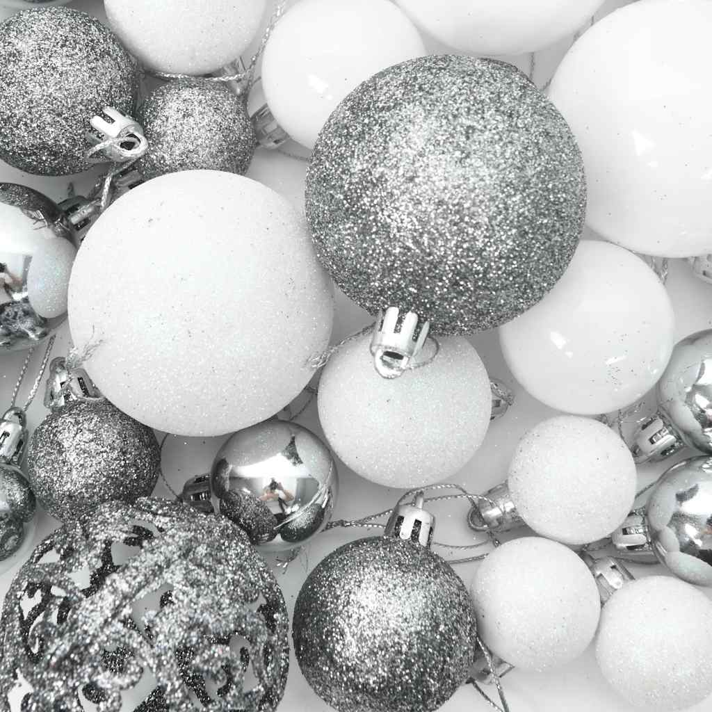 Albero di Natale Preilluminato con Palline 180 cm 620 Rami | homemem39