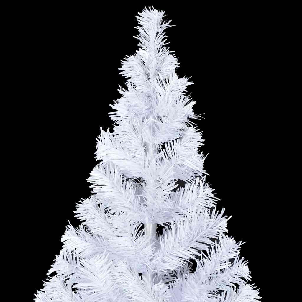 Albero di Natale Preilluminato Palline Bianco 210 cm 910 Rami | homemem39