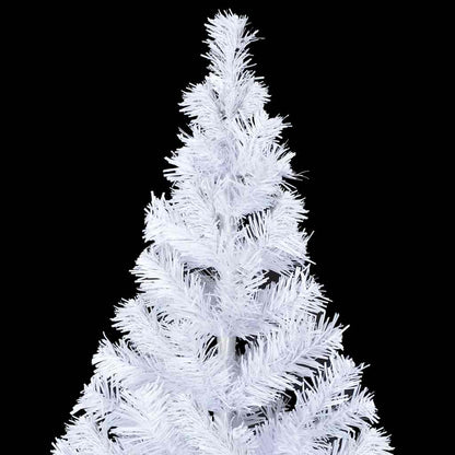 Albero di Natale Preilluminato Palline Bianco 210 cm 910 Rami | homemem39