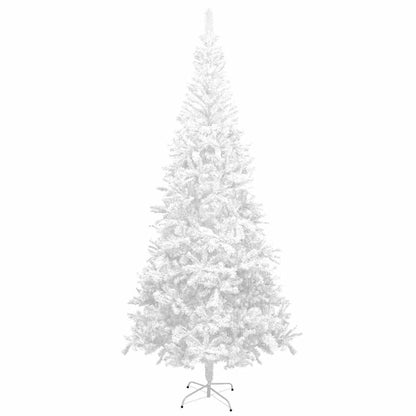 Albero di Natale Artificiale Preiluminato Palline 240 cm Bianco | homemem39