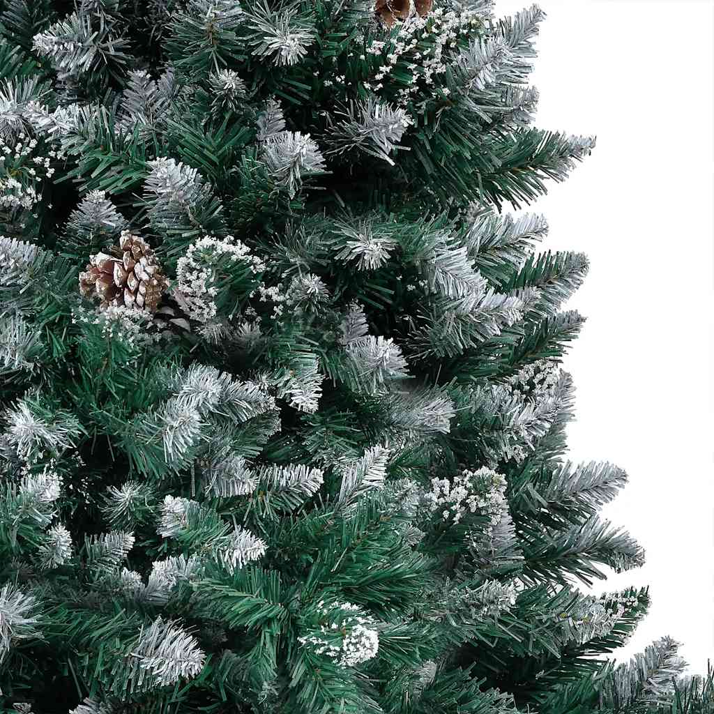 Albero di Natale Artificiale con LED e Set di Palline e Pigne 180 cm | homemem39